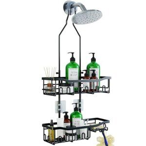 Hanging Shower Caddy Organizer Stainless Steel Rustproof Shampoo Soap Holder